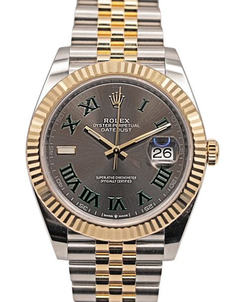 rolex datejust 41mm fluted wimbledon dial jubilee band|Rolex Datejust 41 price.